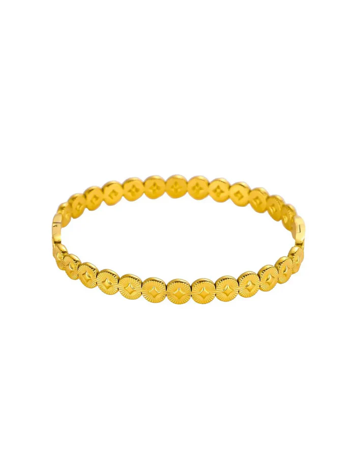 GOLDIE CLOVER BANGLE